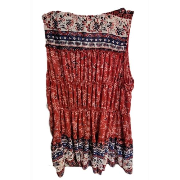 Knox Rose BOHO Style Women's Sleeveless Top Size L - Picture 2 of 3